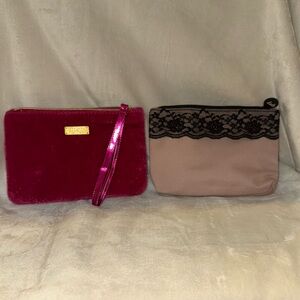 Chic Pink and Tan Women Bags Set